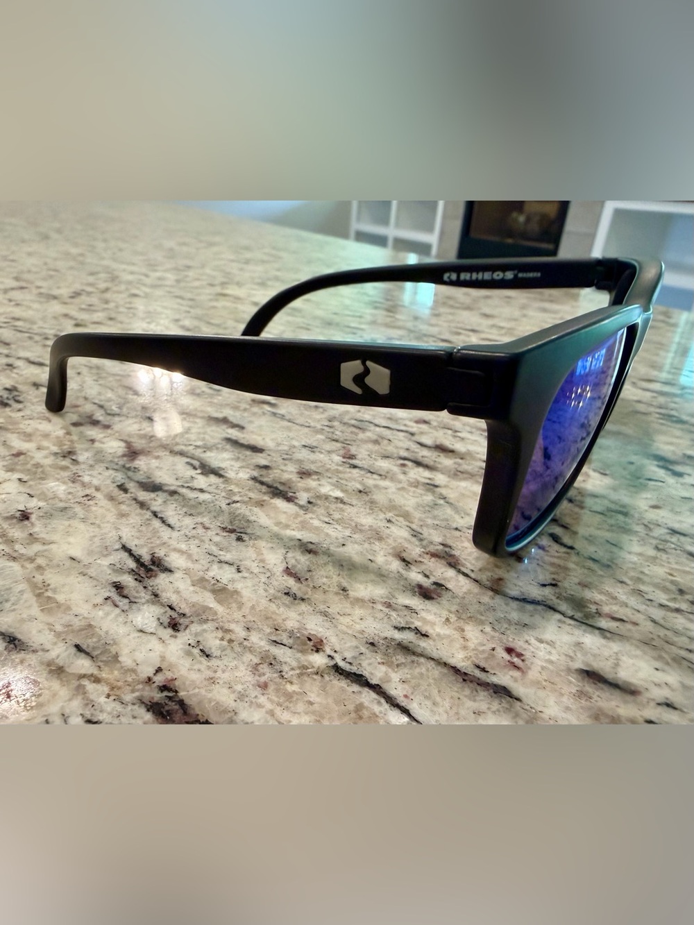 Rheos Black Nylon Optics Polarized Sunglasses 100% UV Protection 00140 - Picture 6 of 16